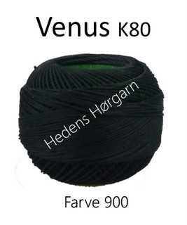 Venus K80 farve 900 Sort